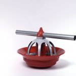 Mangeoire polyvalente pour engraissement de dindes