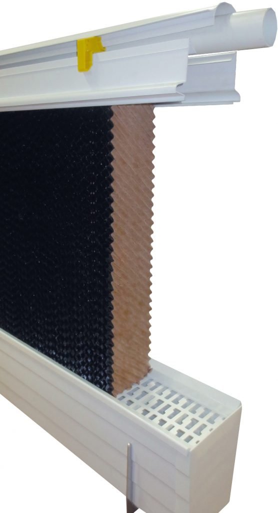 Cellulose evaporative panels
