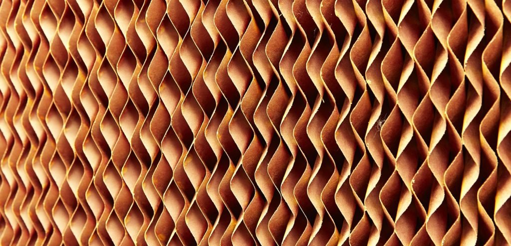 Cellulose evaporative panels